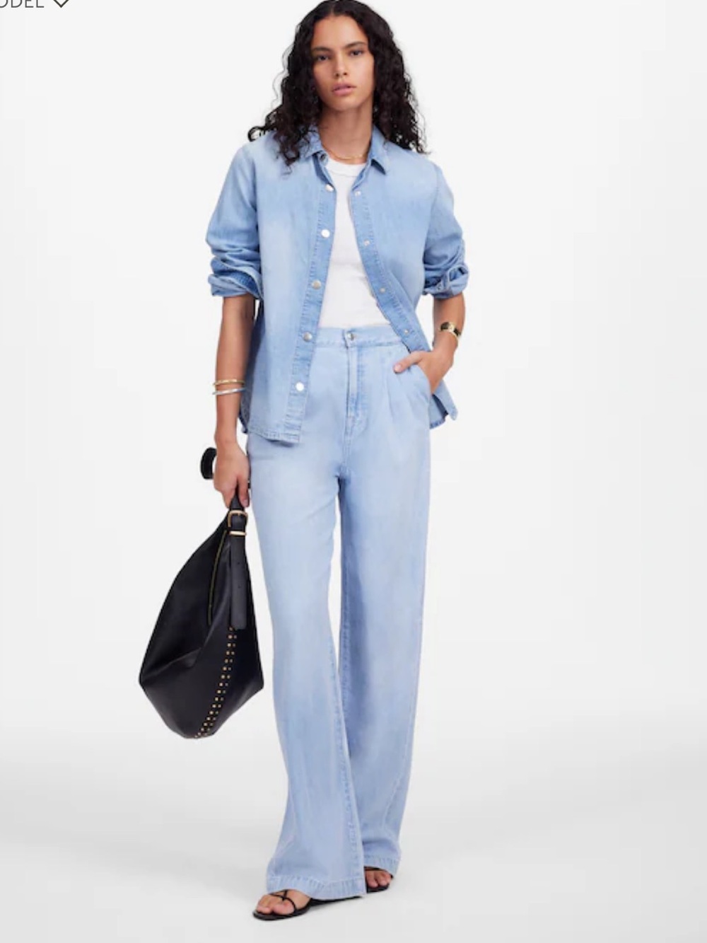 Madewell The Harlow Trouser Wide-Leg Jeans